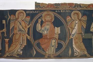 Christus mit den Erzengeln Michael und Gabriel, 1250